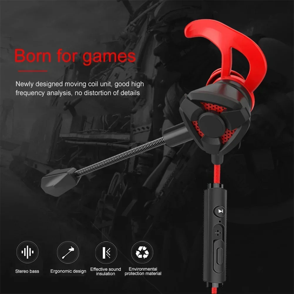 Gaming Headset Wired - Headset Gamer-hoofdtelefoon Bedrade oortelefoon Gaming-oordopjes met