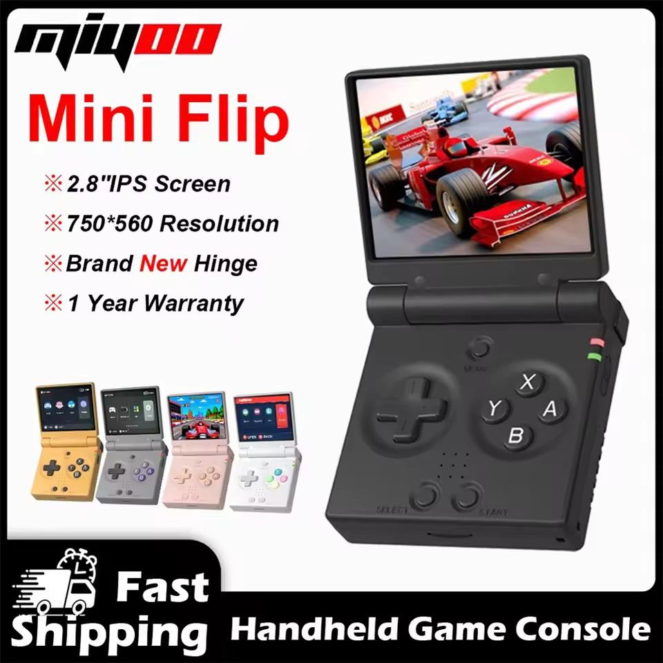 Gaming Console Under 5000 - MIYOO Mini Flip Retro Handheld Game
