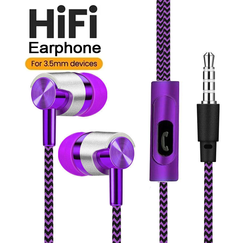 Gaming Headset Wired - Ingebouwde HD-microfoon 3,5 mm bedrade oortelefoons