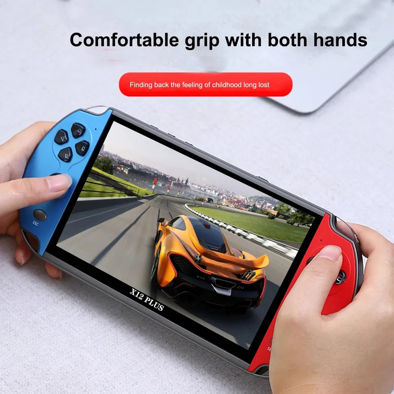 Gaming Console X12 - X12 Plus draagbare gameconsole, 7,0-inch HD-scherm,