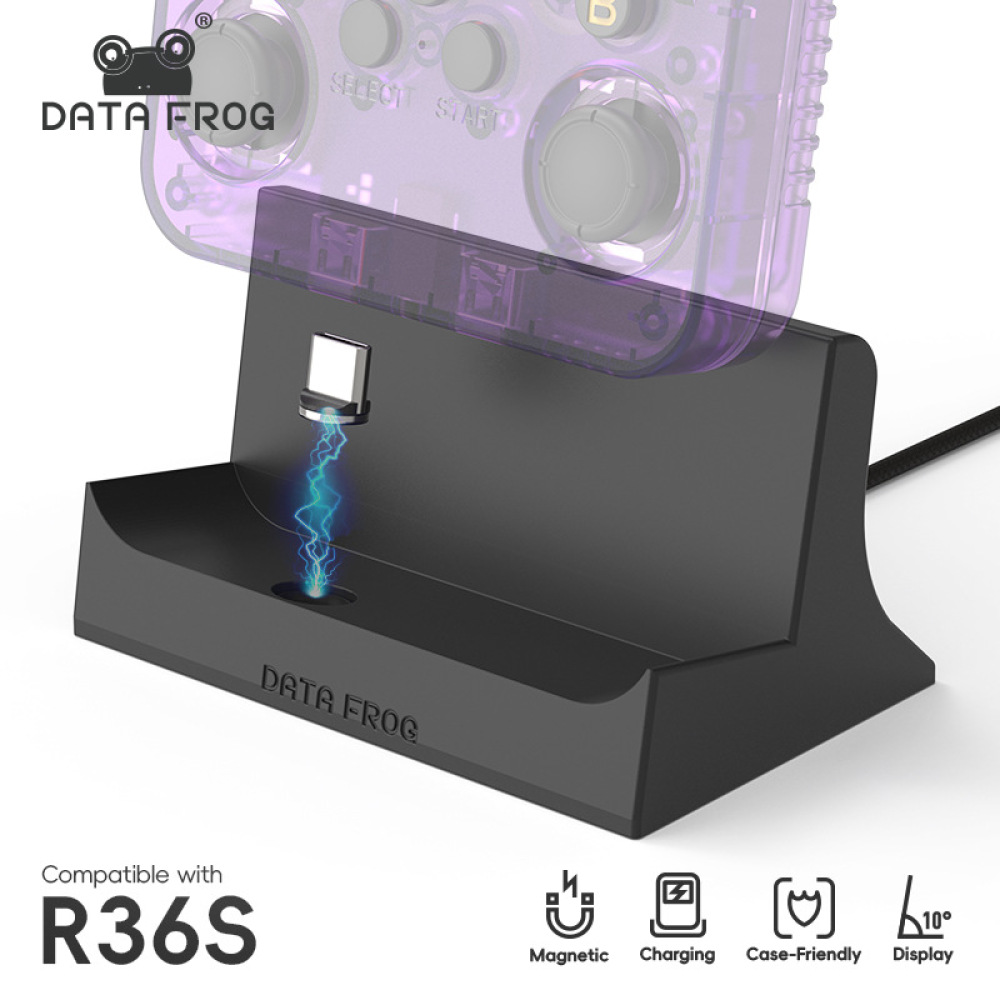 Gaming Console Holder - R36S Gaming Console Magnetische Oplaadbasis Type