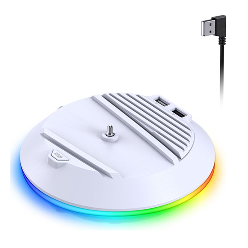 Gaming Console Holder - AED7-Verticale standaard met RGB-verlichting voor PS5