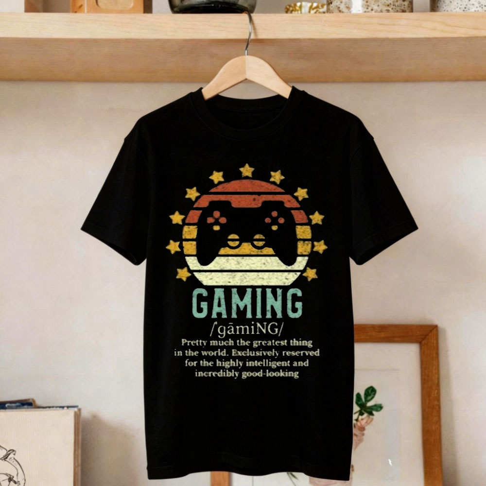 Gaming Console Definition - Grappige Gaming Definition T-shirt Vintage Console