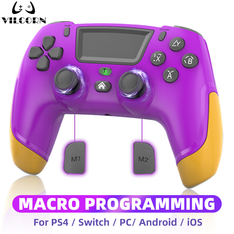 Gaming Console Bluetooth - Draadloze gamecontroller voor pc met macro-programmeerbare