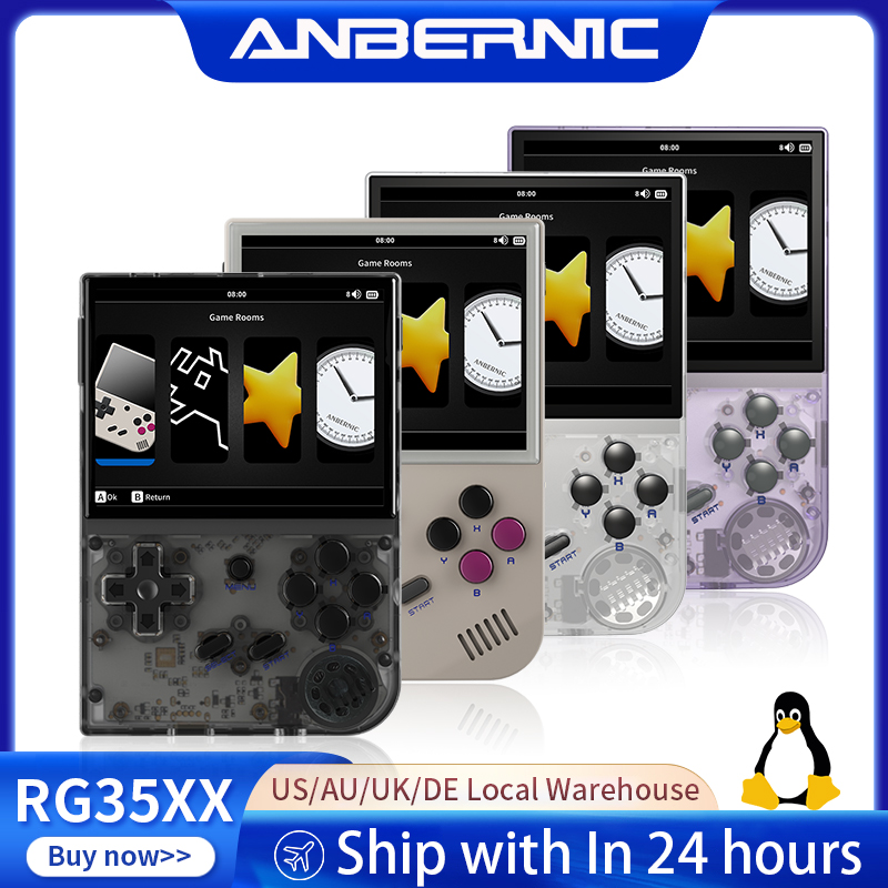 Gaming Console Under 5000 - ANBERNIC 2024 Nieuwe RG35XX Retro Handheld