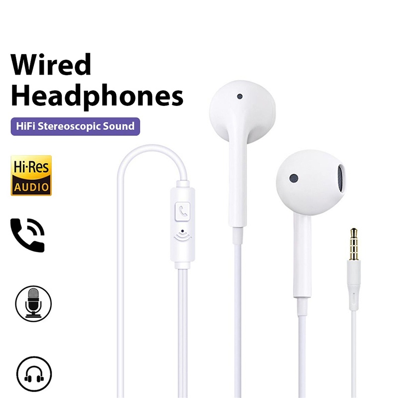 Gaming Headset Wired - 3,5 mm bedrade oortelefoon in-ear headset