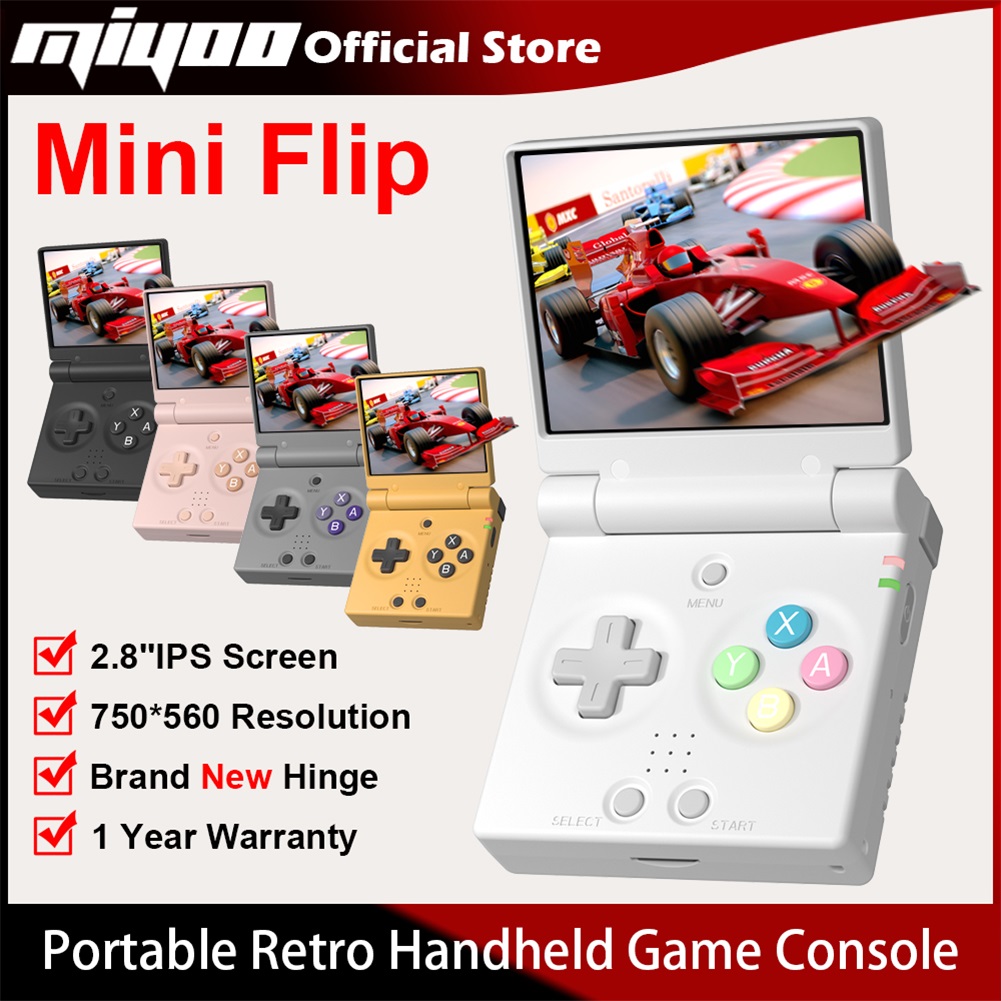 Gaming Console Under 5000 - MIYOO Mini Flip Retro Handheld Game
