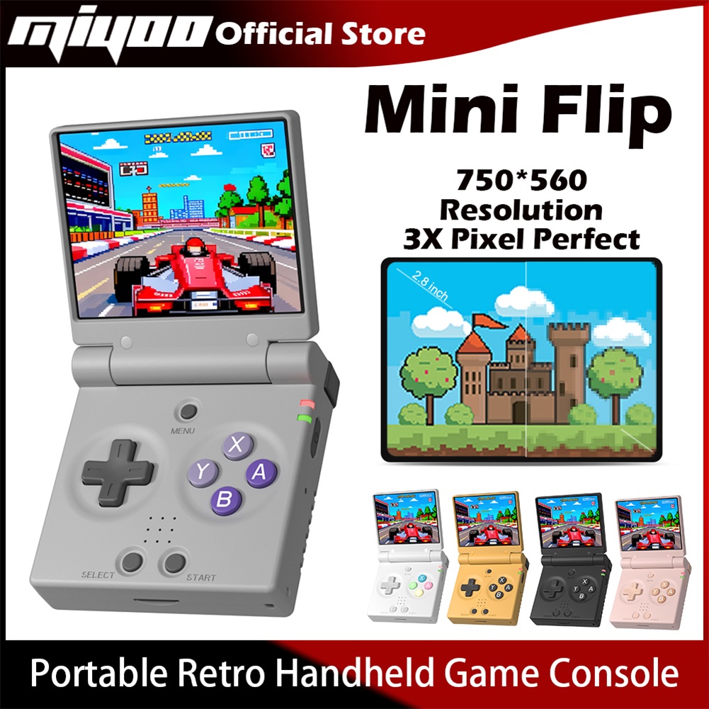Gaming Console Under 5000 - MIYOO Mini Flip Retro Handheld Game