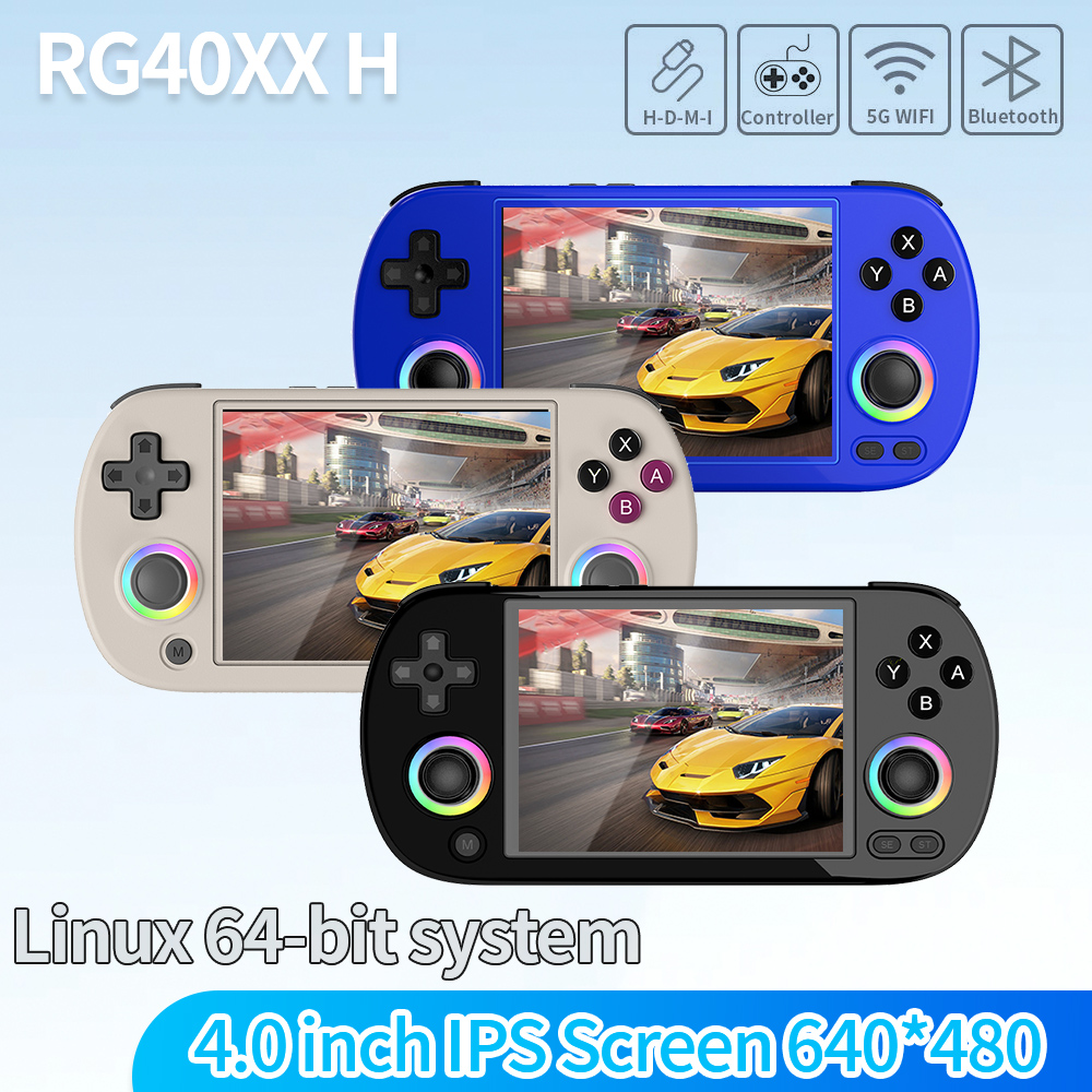 Gaming Console Bluetooth - Anbernic RG40XXH 64-bit Linux Retro Handheld