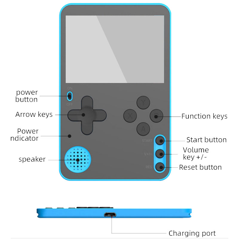 K10 Dunne Handheld Game Consol - Gaming Console Under 500 recensie en prijs