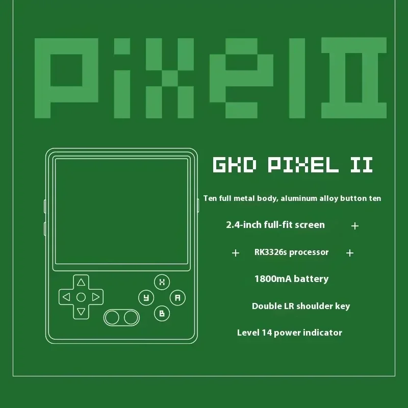 5000+ Spellen 2025 GKD Pixel 2 - Gaming Console Under 5000 recensie en prijs