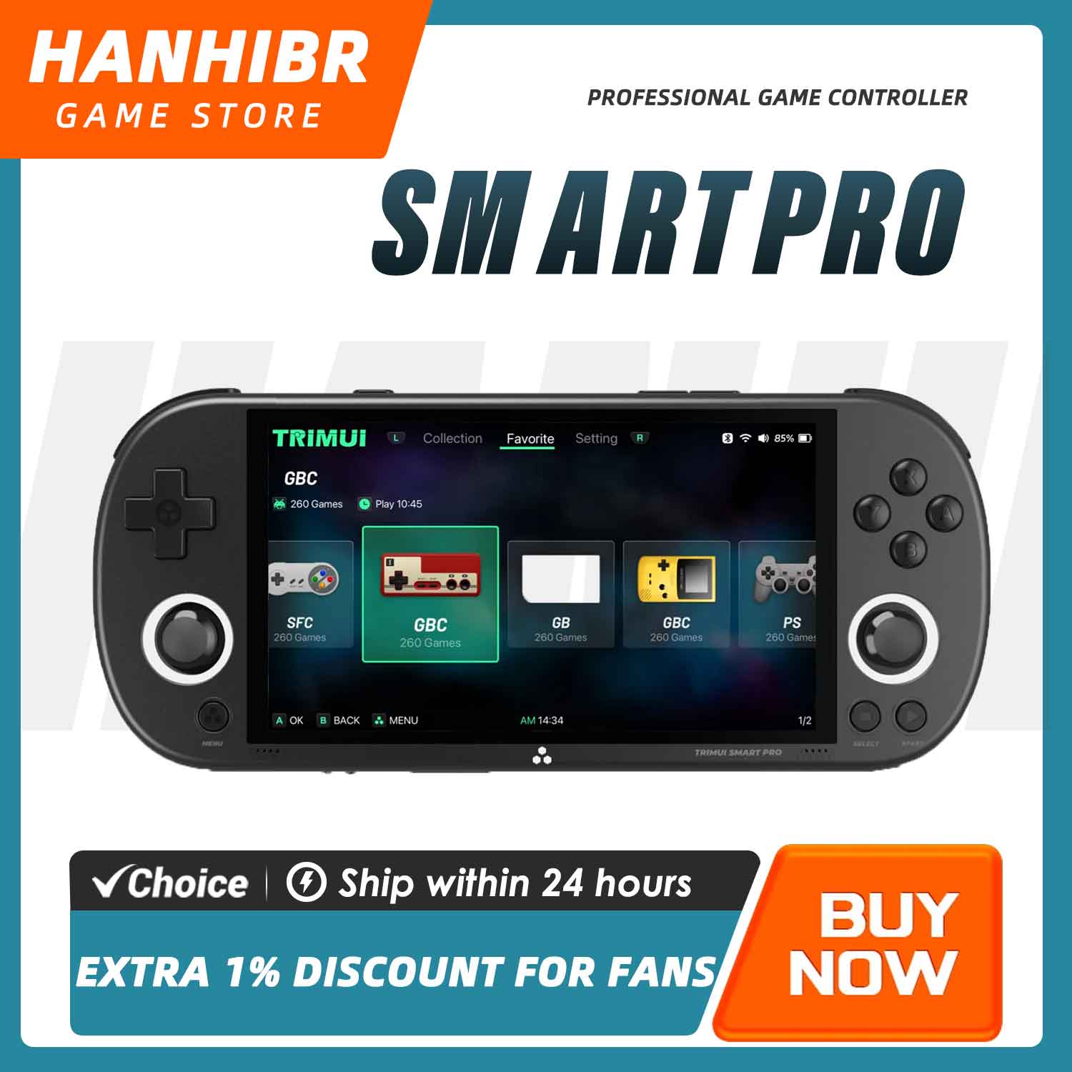 TRIMUI SMART PRO Open Source L - Gaming Console Zone recensie en prijs