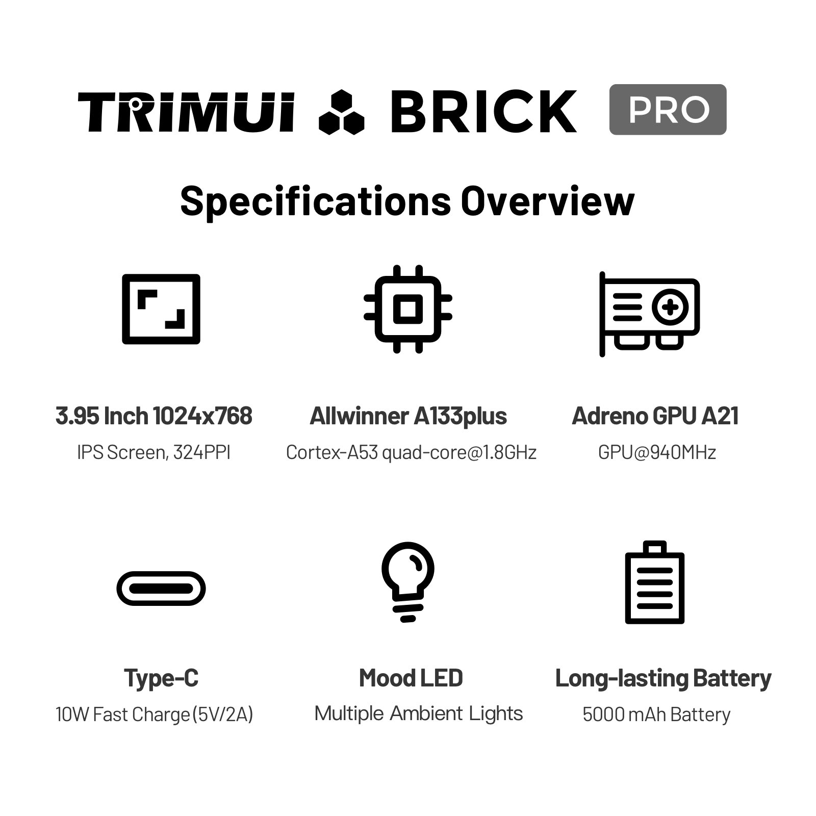 TRIMUI BRICK PRO Open Source L - Gaming Console Under 5000 recensie en prijs