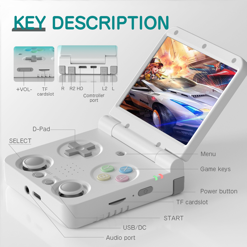 MIYOO Flip V2 Handheld Game Sp - Gaming Console Zone recensie en prijs