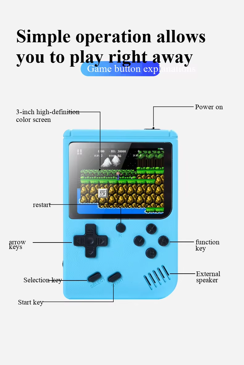 Retro draagbare gameconsole In - Gaming Console Under 500 recensie en prijs